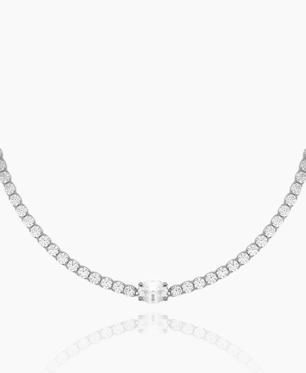 Yvonne Silver Necklace