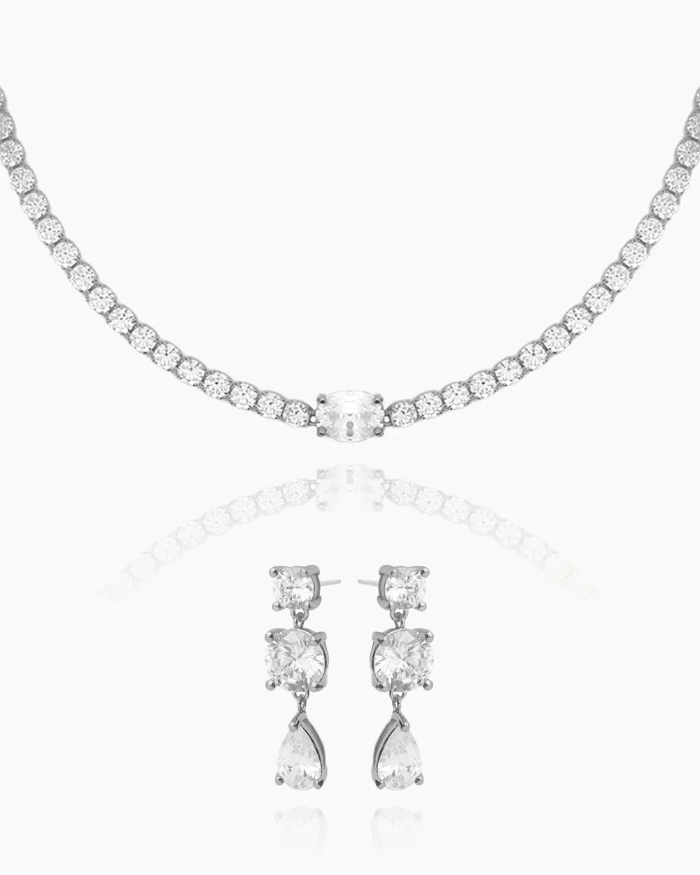 Silver Occasion Jewelry Set