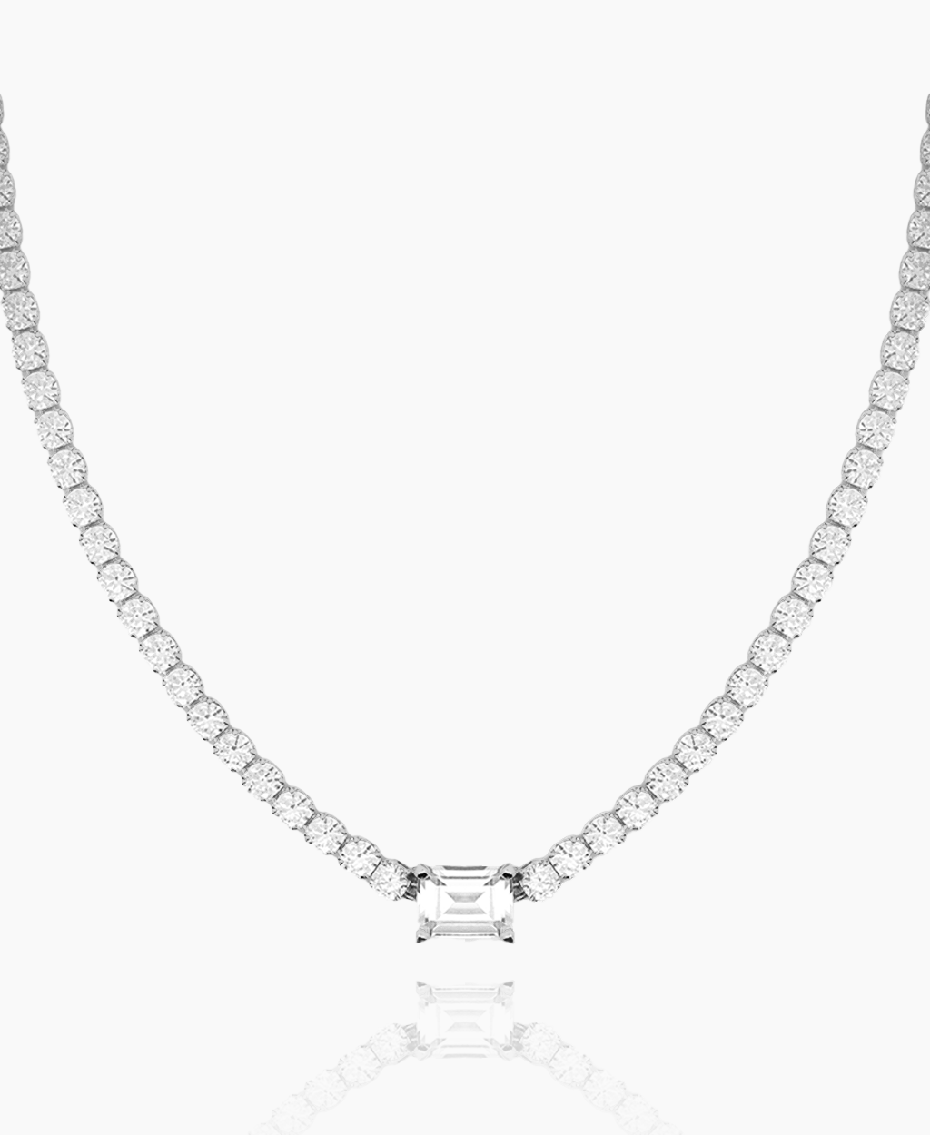 Rebecca Silver Necklace