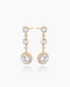 Anastasia Gold Dangler Studs