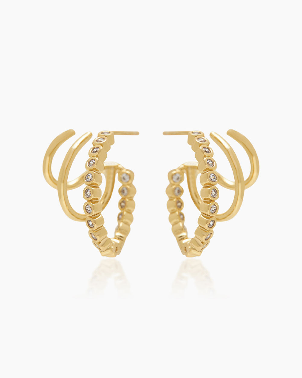 Angelina Gold Hoops