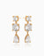 Audrey Gold Dangler Studs