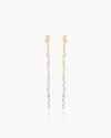 Cassandra Gold Dangler Studs