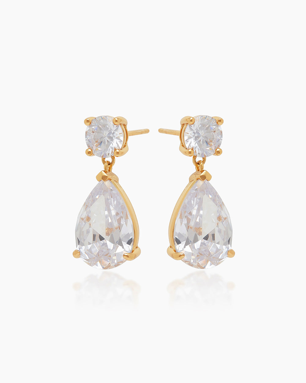 Darcy Gold Drop Studs