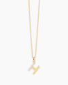 Letter Gold Necklace