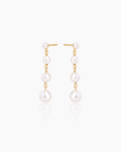 Isabella Gold Drop Studs