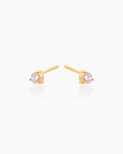 Lara Lab Grown Diamond Gold Studs