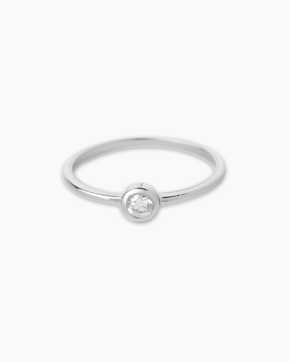 Liliana Lab Grown Diamond Silver Ring