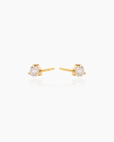 Linda Lab Grown Diamond Gold Studs