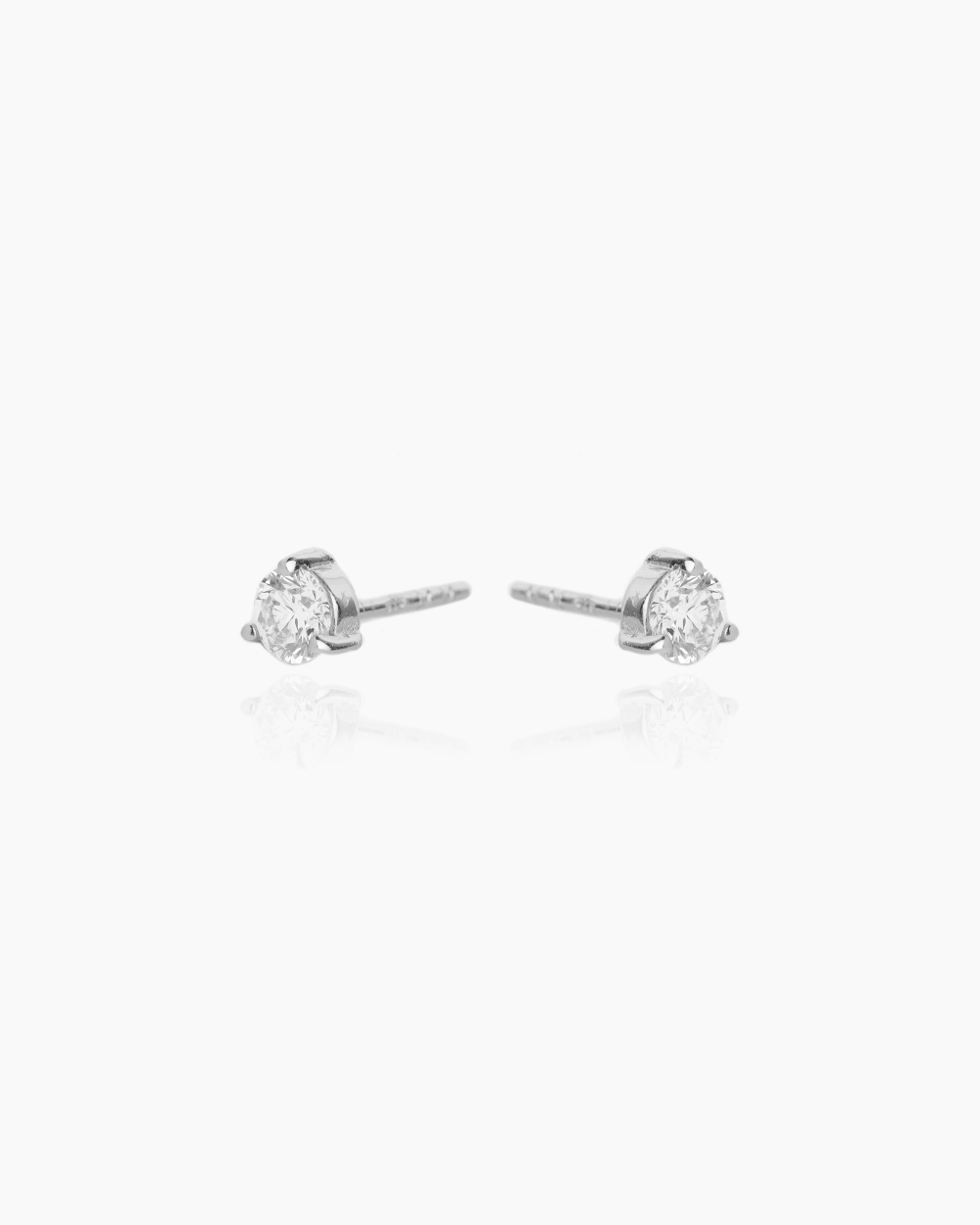 Linda Lab Grown Diamond Silver Studs