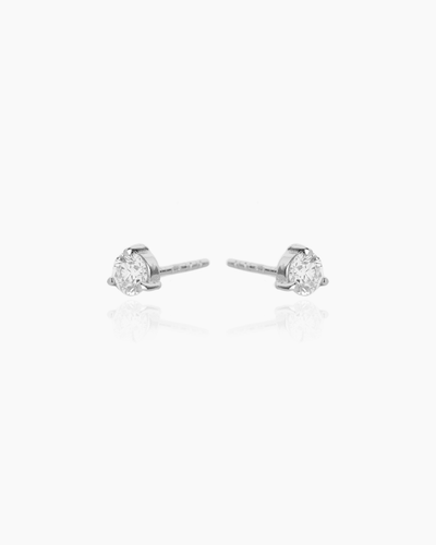 Linda Lab Grown Diamond Silver Studs