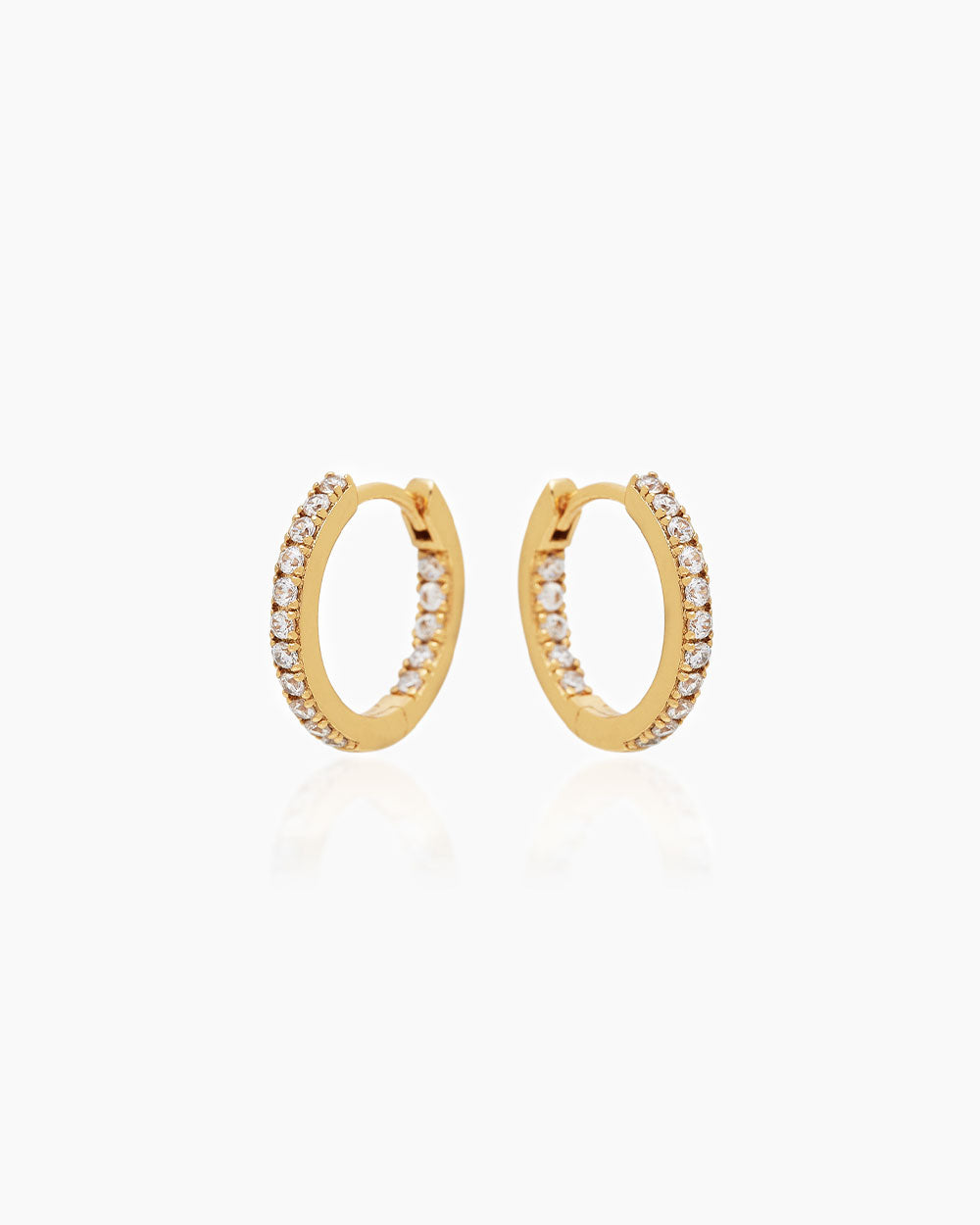 Mariah Gold Hoops