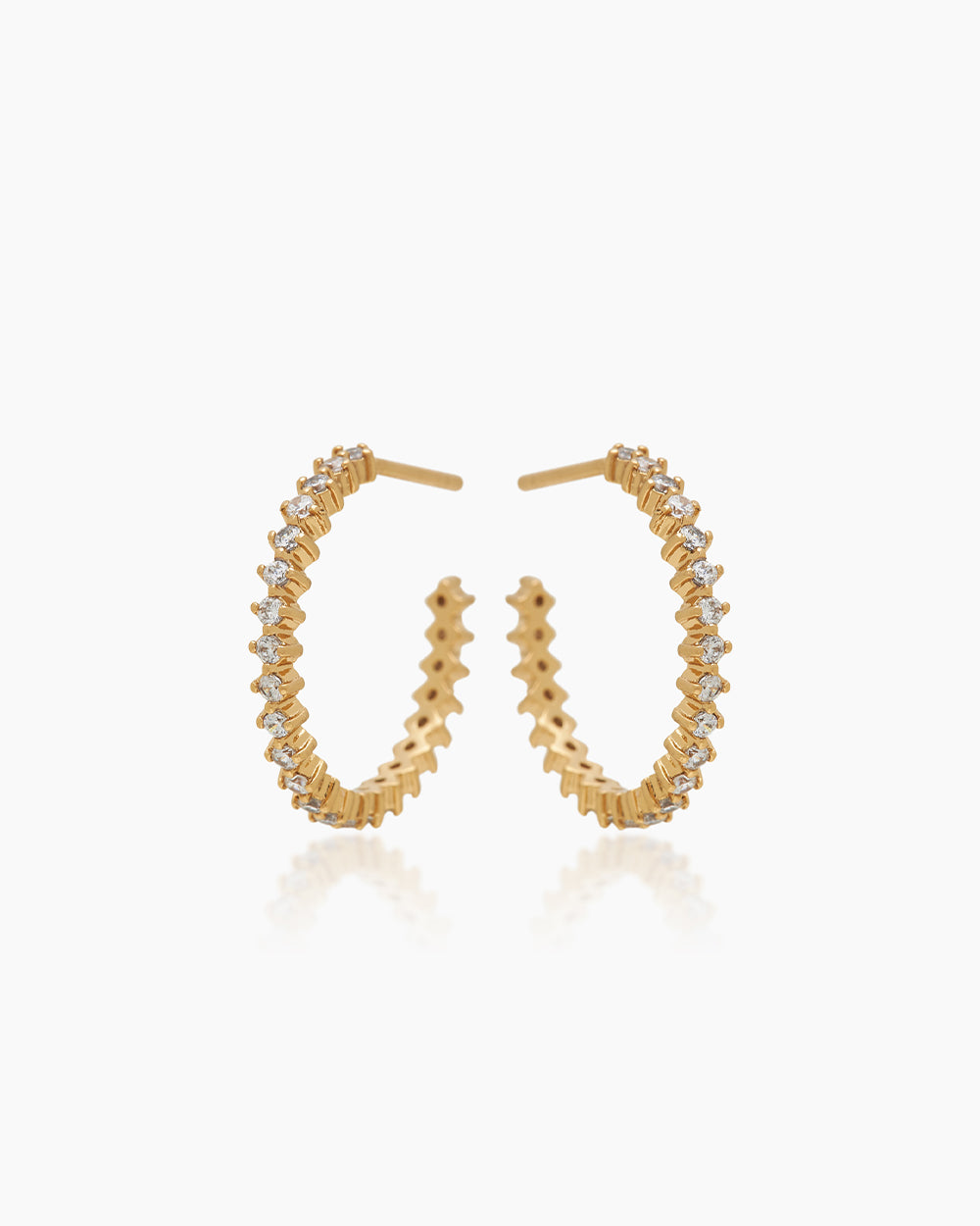 Mischa Gold Hoops