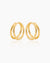 Nadine Gold Hoops