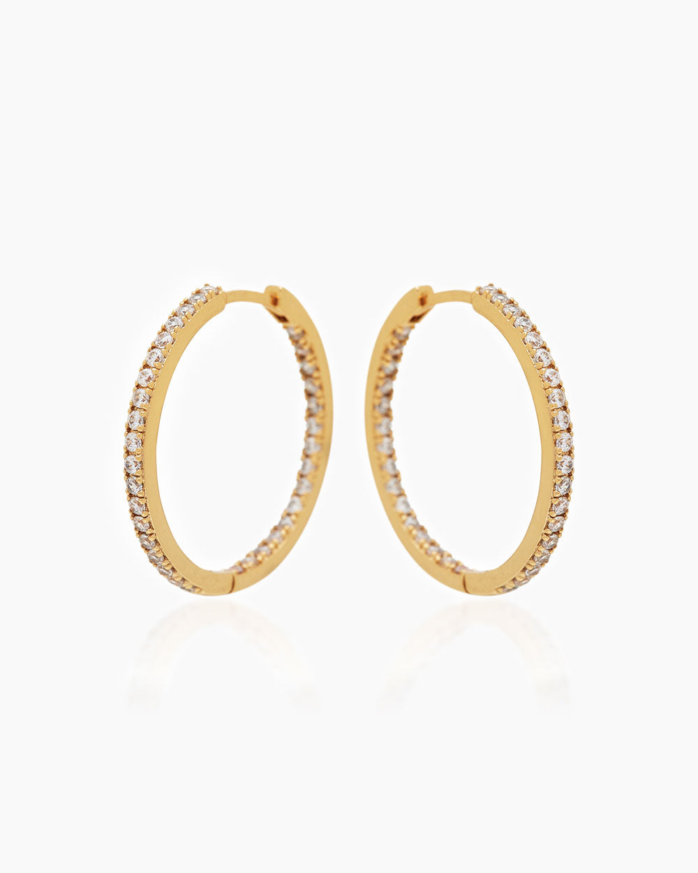 Whitney Gold Hoops