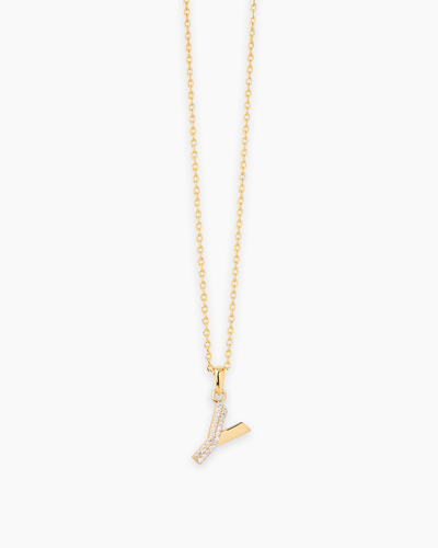 Letter Gold Necklace