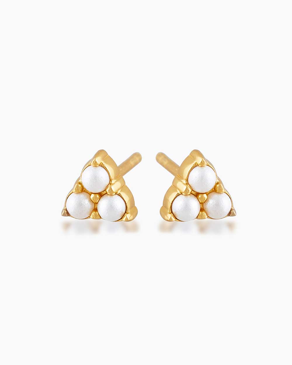 Trinity Pearl Studs